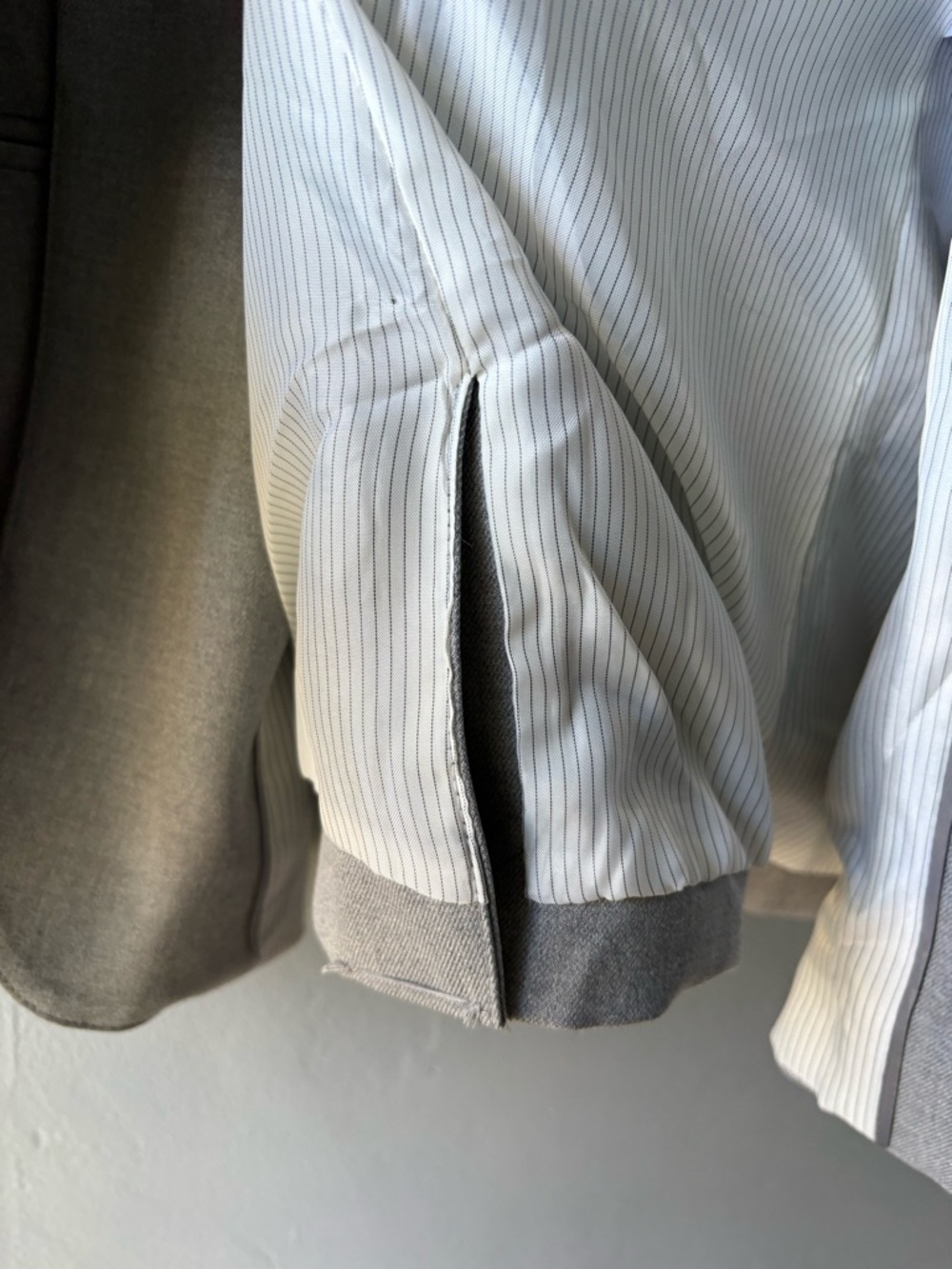 Banana Republic Light Gray Single-Button Blazer - Picture 8 of 11